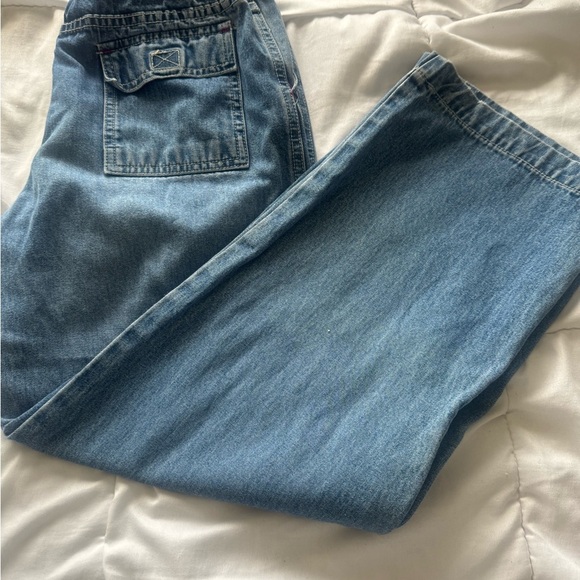 GAP Blue High-Waist Wide-Leg Jeans - Picture 5 of 6